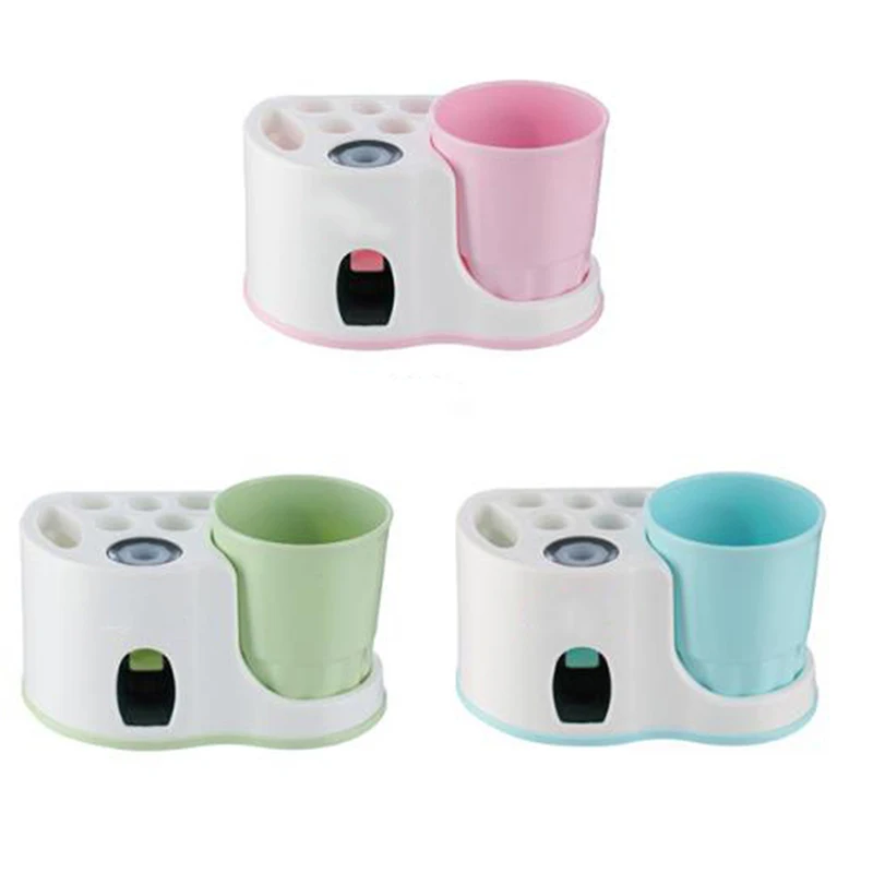 2021 new automatic toothpaste toothbrush holder suction cup creative toothpaste dispenser wash cup set bathroom accessories
2021 new automatic toothpaste toothbrush holder suction cup creative toothpaste dispenser wash cup set bathroom accessories