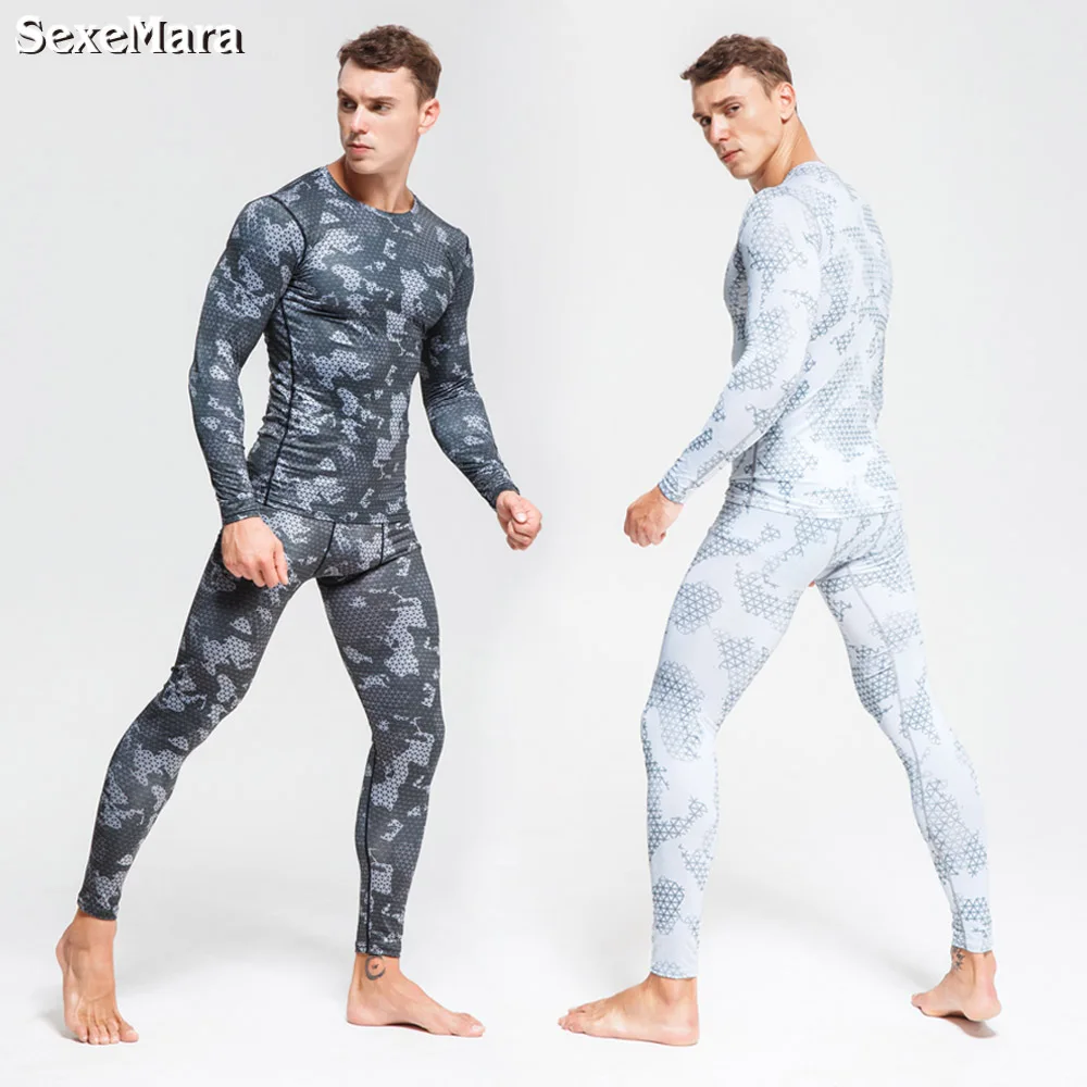 Men's Long Johns Camouflage Compression Thermal Underwear Sports Suits Rashgard Tights Gym Clothes Jogging Sportswear For Men
Men's Long Johns Camouflage Compression Thermal Underwear Sports Suits Rashgard Tights Gym Clothes Jogging Sportswear For Men