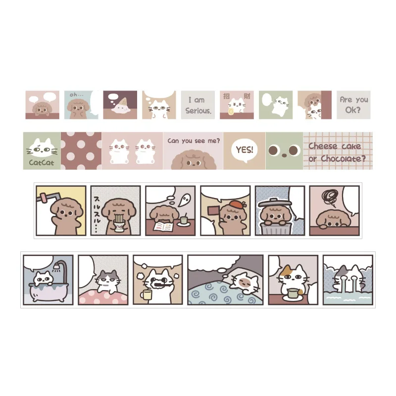 Cute Dog And Cat Washi Tape Japanese Paper Planner Masking Adhesive Tapes Stickers Decor Stationery
Cute Dog And Cat Washi Tape Japanese Paper Planner Masking Adhesive Tapes Stickers Decor Stationery