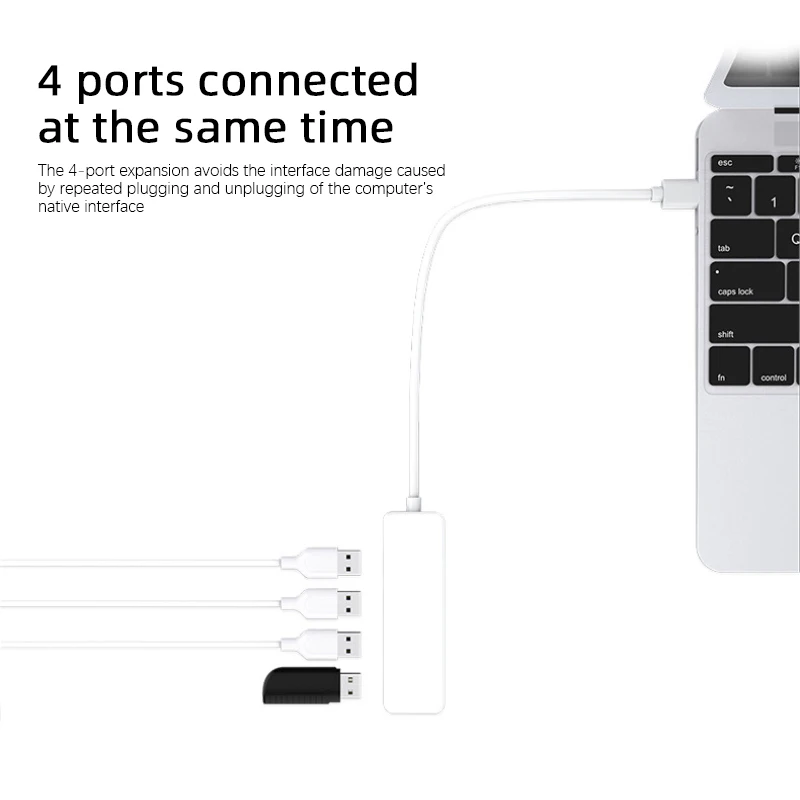 USB 2.0 Hub 4 Port Ultra Slim High Speed Extension Splitter Adapter for Laptop Cable For Mouse Keyboard PC Accessories
USB 2.0 Hub 4 Port Ultra Slim High Speed Extension Splitter Adapter for Laptop Cable For Mouse Keyboard PC Accessories