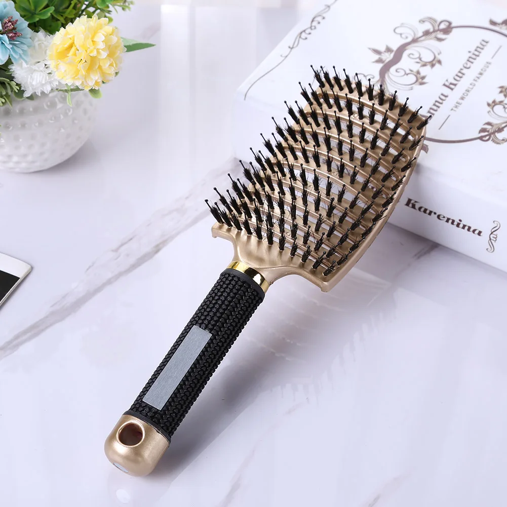 Hair Scalp Massage Comb Hairbrush Bristle Nylon Women Wet Curly Detangle Hair Brush for Salon Hairdressing Styling Tools
Hair Scalp Massage Comb Hairbrush Bristle Nylon Women Wet Curly Detangle Hair Brush for Salon Hairdressing Styling Tools