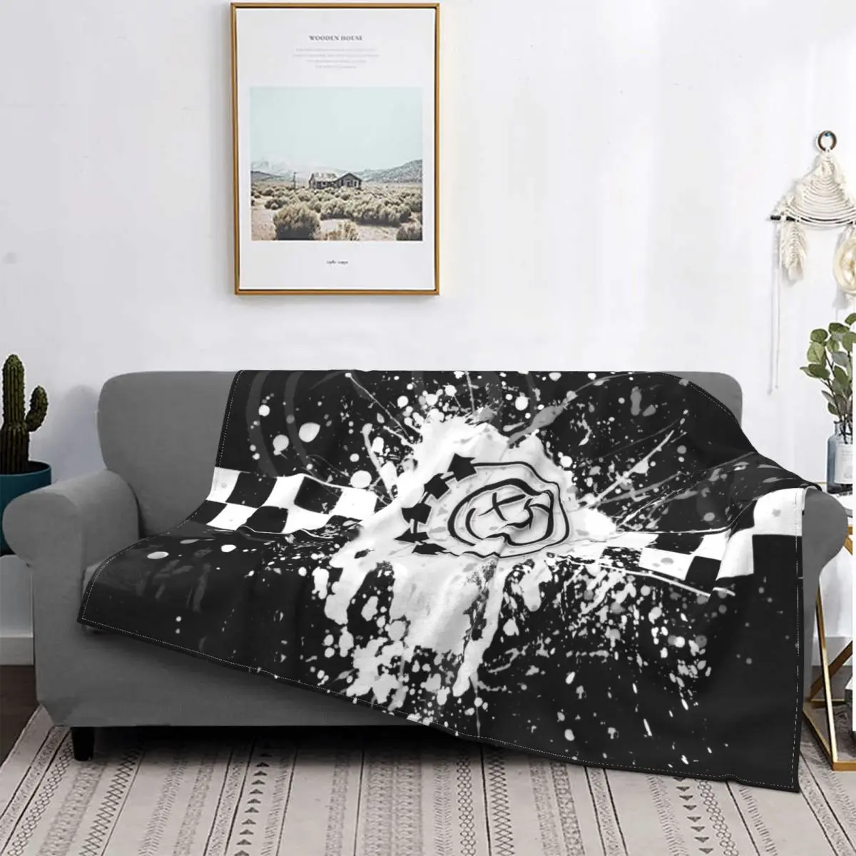 Blink 182 blanket multi-size super soft flannel sofa/bedroom air conditioning blanket
Blink 182 blanket multi-size super soft flannel sofa/bedroom air conditioning blanket