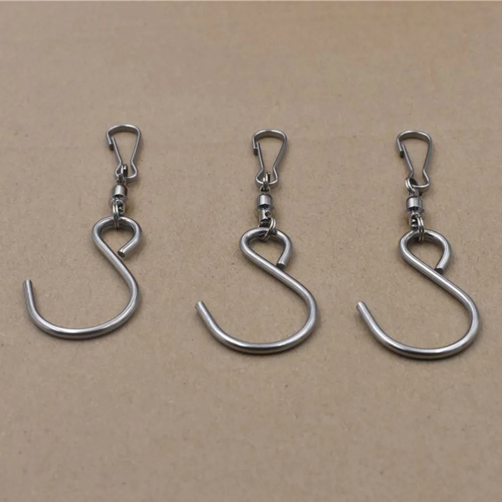 8 Pcs Swivel Clip Hanging Stainless Steel Hooks Wind Rotate Spiral Tail for Windchime Or Ornaments Hooks
8 Pcs Swivel Clip Hanging Stainless Steel Hooks Wind Rotate Spiral Tail for Windchime Or Ornaments Hooks