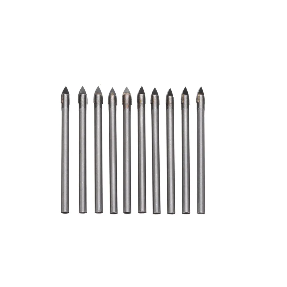 10pcs 6mm Tip Tungsten Carbide Drill Bit Set Hole Opener For Ceramic Tile Concrete Glass Drilling Woodworking Power Tool Parts
10pcs 6mm Tip Tungsten Carbide Drill Bit Set Hole Opener For Ceramic Tile Concrete Glass Drilling Woodworking Power Tool Parts