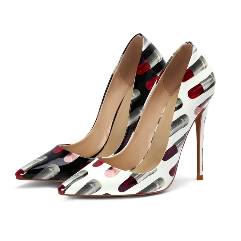 Женские туфли-лодочки Ensoldyna, элегантные туфли с острым носком на тонком высоком каблуке, Роскошные туфли с граффити для вечерние, 2021 
Женские туфли-лодочки Ensoldyna, элегантные туфли с острым носком на тонком высоком каблуке, Роскошные туфли с граффити для вечерние, 2021