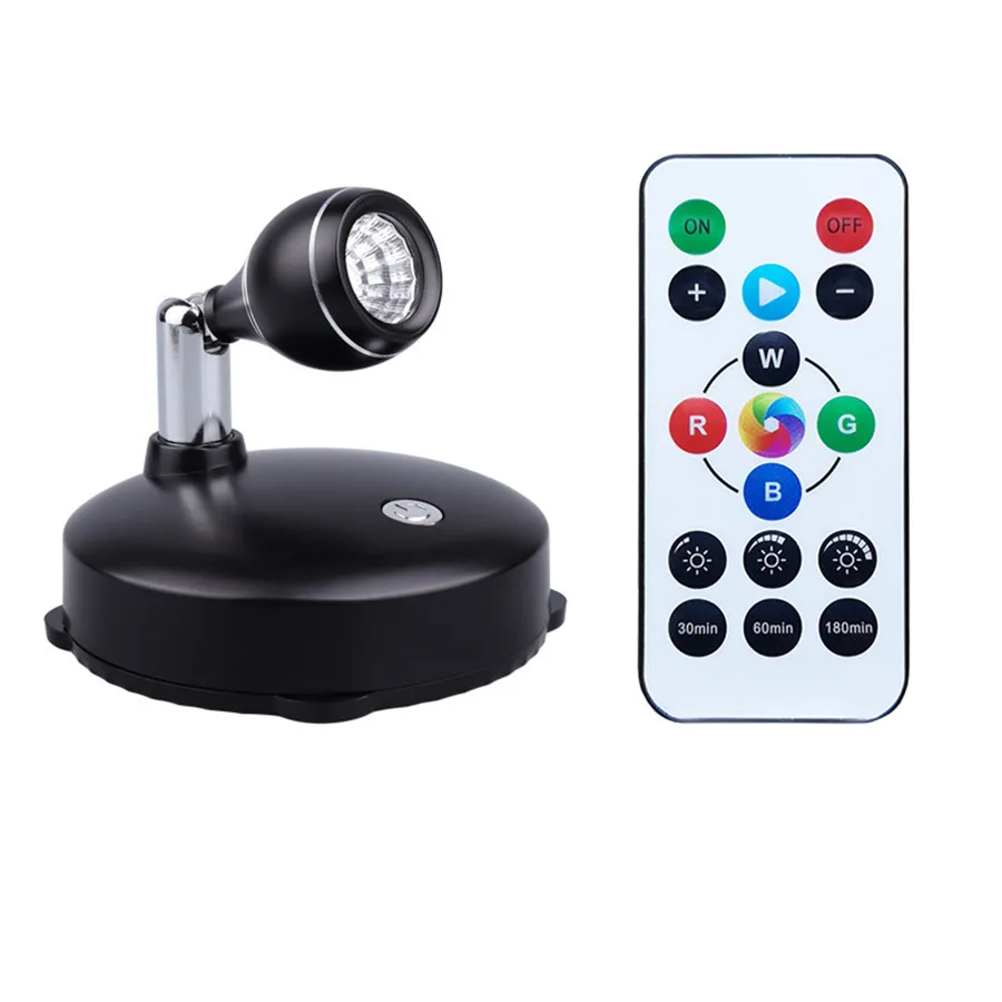 RGB LED Wall Lamp Spotlight Rotate Night Light & Remote Controller Battery Powered Wireless Dimmable Lighting Cupboard Stairs
RGB LED Wall Lamp Spotlight Rotate Night Light & Remote Controller Battery Powered Wireless Dimmable Lighting Cupboard Stairs