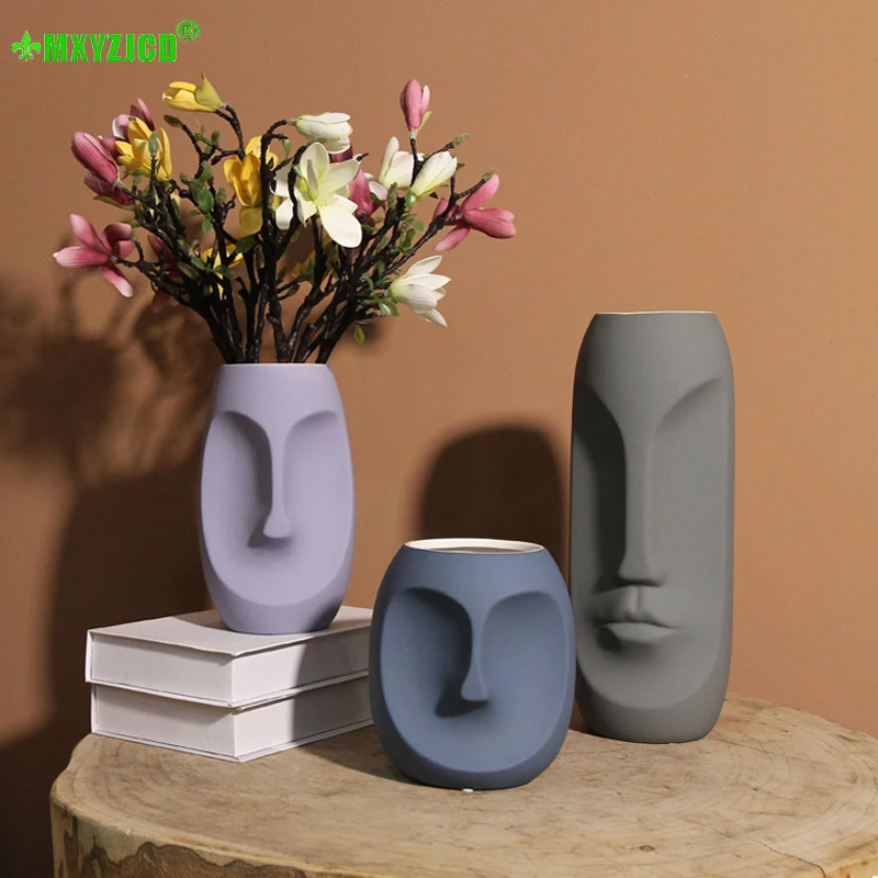 Nordic Creative Ceramic Home Decoration Vase Desktop Flower Arrangement Container Liveing Room Decor Ornaments Crafts
Nordic Creative Ceramic Home Decoration Vase Desktop Flower Arrangement Container Liveing Room Decor Ornaments Crafts