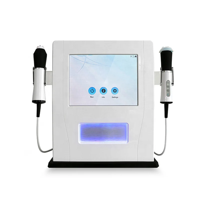 Оптовая продажа 2 в 1 воды гидро Aqua пилинг массажер для лица моющее средство CO2