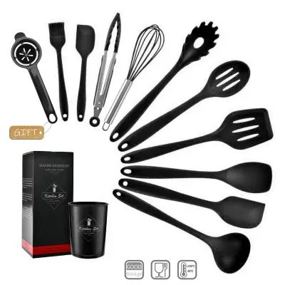 10/12 PCS Heat Resistant Silicone Cookware Set Nonstick Cooking Tools Kitchen Baking Tool Kit Utensils Kitchen Accessories
10/12 PCS Heat Resistant Silicone Cookware Set Nonstick Cooking Tools Kitchen Baking Tool Kit Utensils Kitchen Accessories