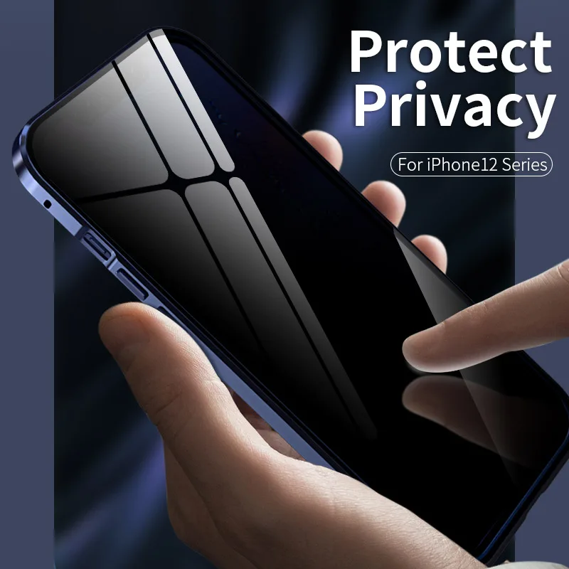 Privacy Case for iphone 12 Mini Magnetic Tempered Glass Case for iphone 12 Pro Max Anti peep Cover iphone12 Pro
Privacy Case for iphone 12 Mini Magnetic Tempered Glass Case for iphone 12 Pro Max Anti peep Cover iphone12 Pro