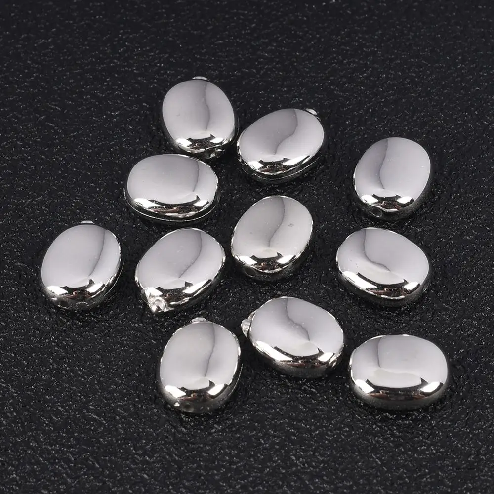 Rhodium Color Oval Design CCB (Not Metal) Plastic Bead Spacers Diy Bracelet Findings Loose Charms Beads For Jewelry Making
Rhodium Color Oval Design CCB (Not Metal) Plastic Bead Spacers Diy Bracelet Findings Loose Charms Beads For Jewelry Making