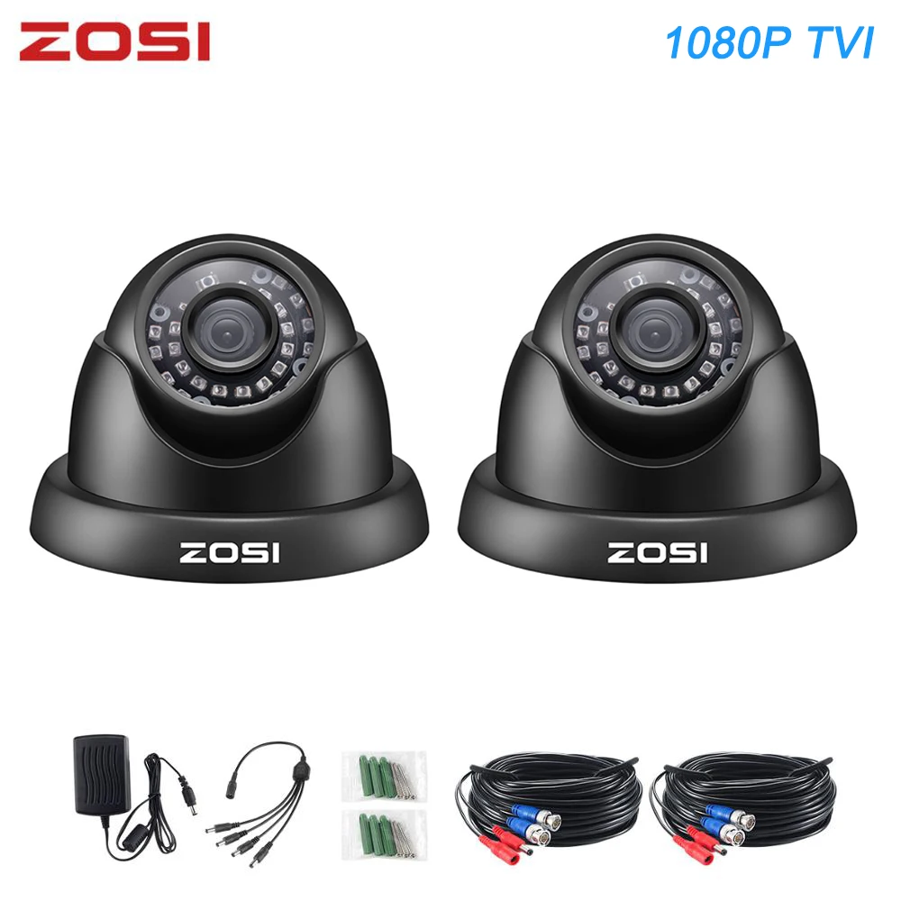 ZOSI HD 1080P TVI Color CMOS 2MP outdoor Waterproof Night Vision CCTV Surveillance Security Cameras with IR cut filter Lens
ZOSI HD 1080P TVI Color CMOS 2MP outdoor Waterproof Night Vision CCTV Surveillance Security Cameras with IR cut filter Lens