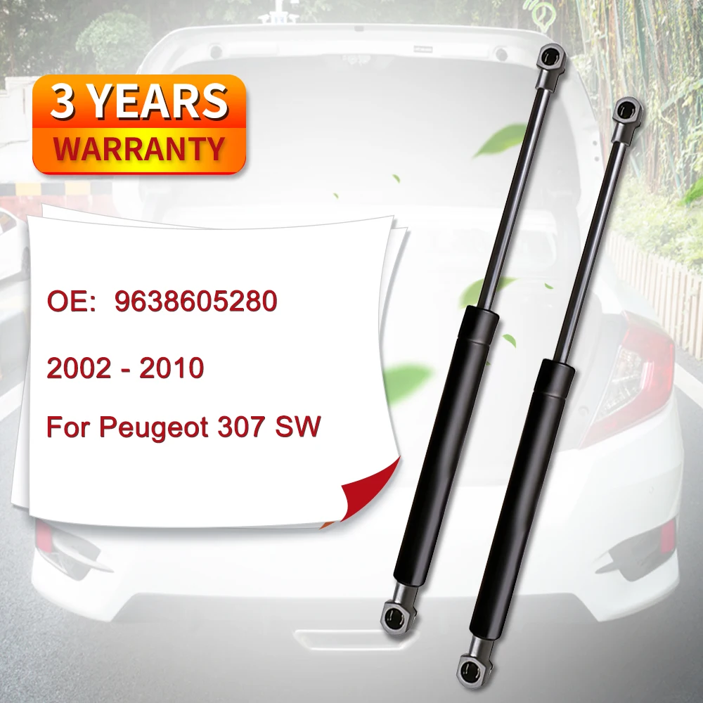 Tailgate Boot Gas Strut 9638605280 8731F8 for Peugeot 307 Station Wagon SW ( 2002 - 2010 ) ( Pack of 2 )
Tailgate Boot Gas Strut 9638605280 8731F8 for Peugeot 307 Station Wagon SW ( 2002 - 2010 ) ( Pack of 2 )