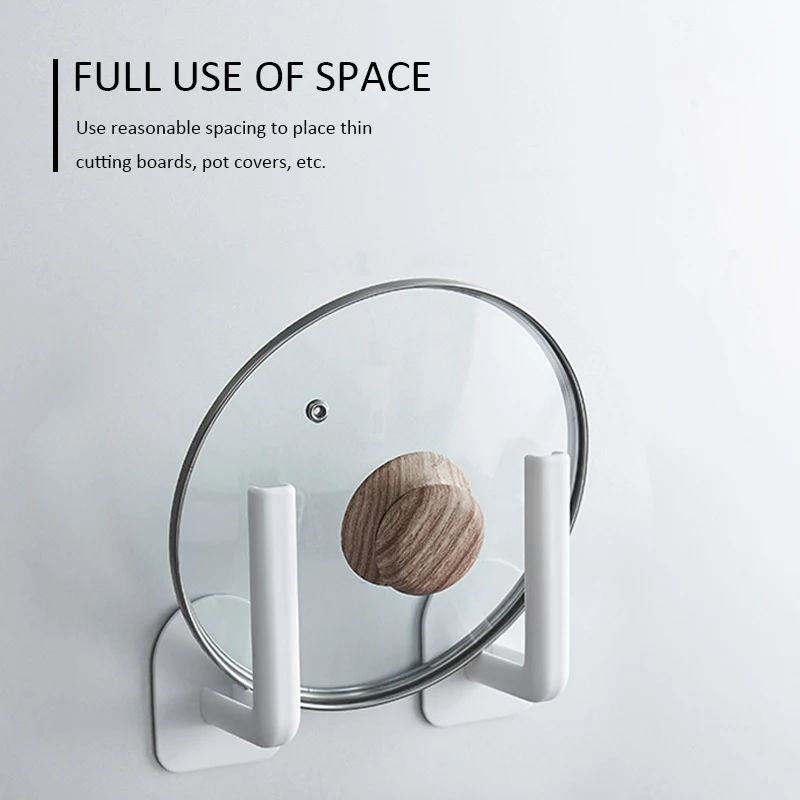 Kitchen Bathroom Seamless Stickers Storage Rack Multifunction Household Rack Wall Storage Hook Punch-free
Kitchen Bathroom Seamless Stickers Storage Rack Multifunction Household Rack Wall Storage Hook Punch-free