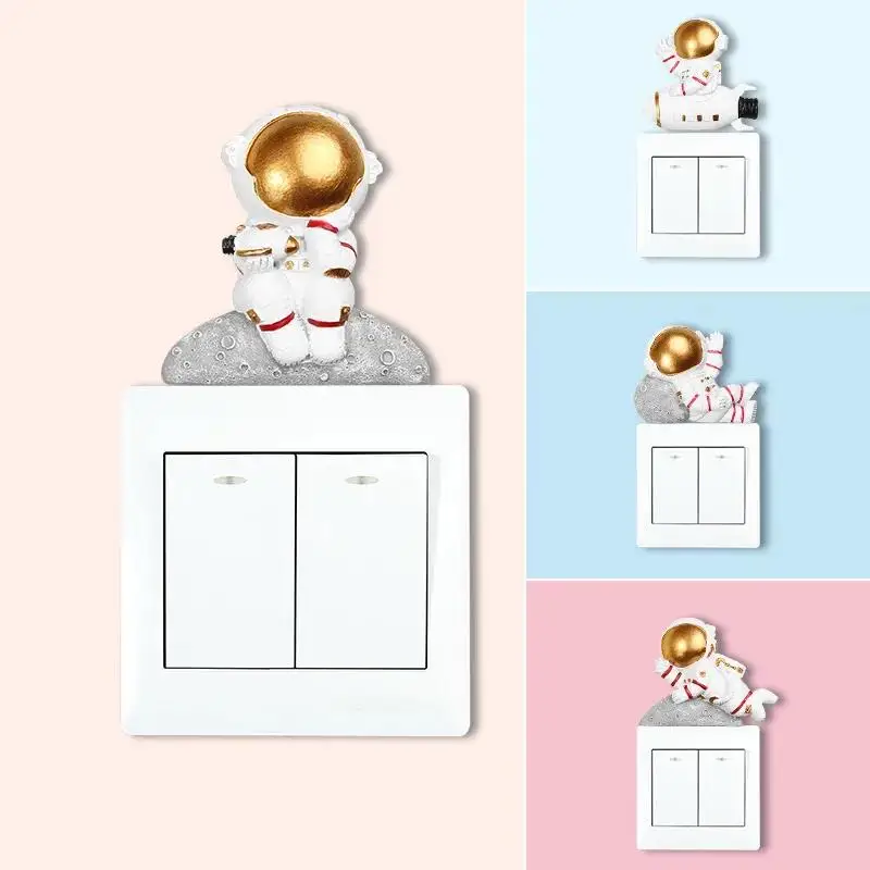 Astronaut Spaceman Creative Personality Resin 3D Switch Sticker Socket Sticker Wall Sticker Home Decoration
Astronaut Spaceman Creative Personality Resin 3D Switch Sticker Socket Sticker Wall Sticker Home Decoration