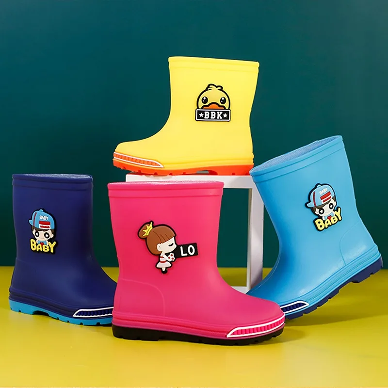 Cartoon Cute Duck Children Rain Shoes for Boys Girls Waterproof PVC Rubber Non Slip Toddler Kids Rain Boots
Cartoon Cute Duck Children Rain Shoes for Boys Girls Waterproof PVC Rubber Non Slip Toddler Kids Rain Boots