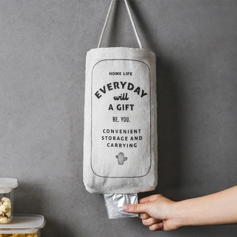 Nordic Garbage Hanging Storage Bag Fabric Wall-mounted Bag Dispenser Bag Holder Extractive Kitchen Organizer
Nordic Garbage Hanging Storage Bag Fabric Wall-mounted Bag Dispenser Bag Holder Extractive Kitchen Organizer