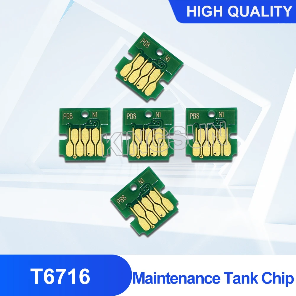 Чип резервуара для обслуживания T6716 EPSON Worker WF C5790 C5710 C5290 C5210 M5299 M5799 M5298 C579R C529R |