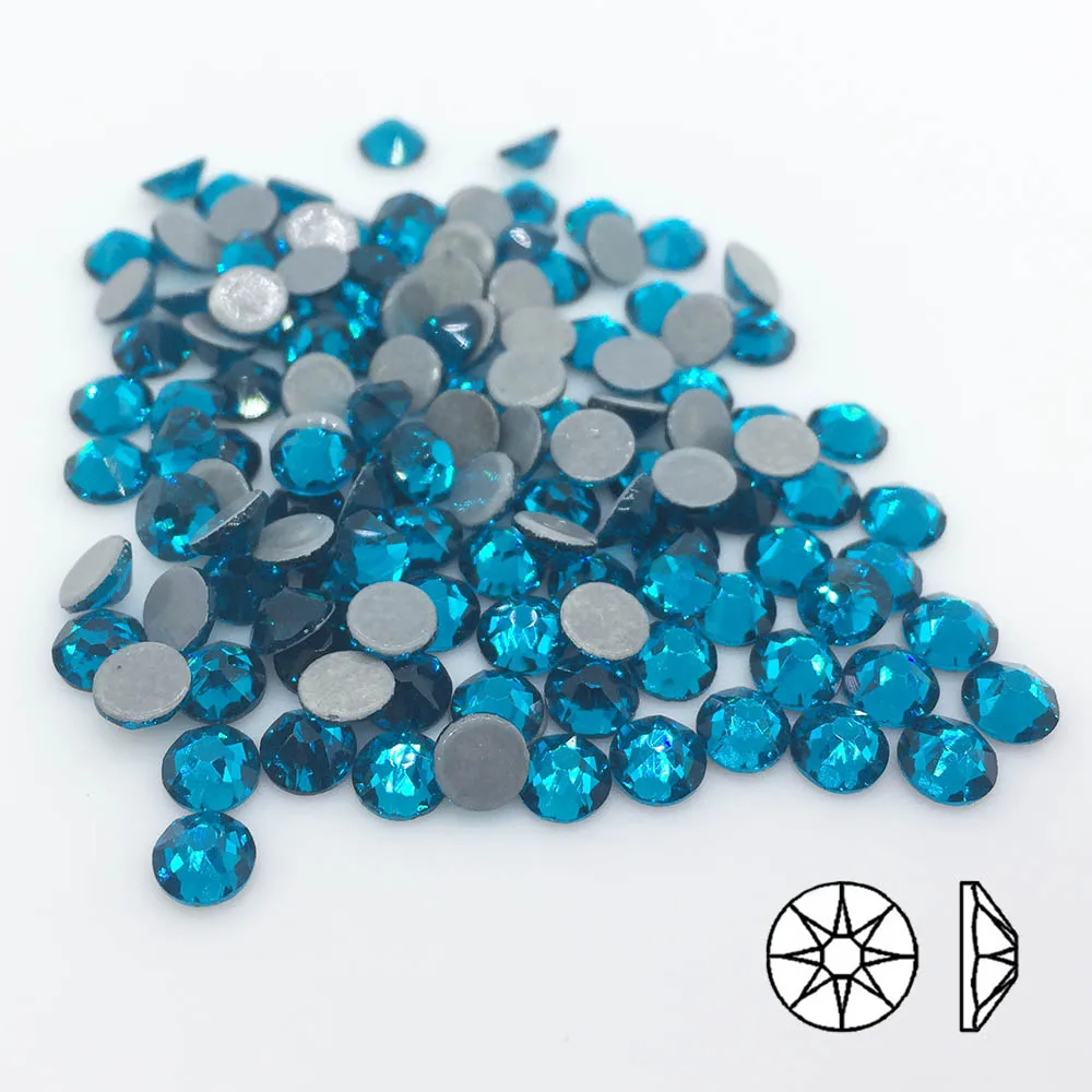 Color Blue Zircon Plating Series Delicate SS10- SS30 8 Big 8 Small Crystal Glass Rhinestone Hot-fix Rhinestones Gem
Color Blue Zircon Plating Series Delicate SS10- SS30 8 Big 8 Small Crystal Glass Rhinestone Hot-fix Rhinestones Gem