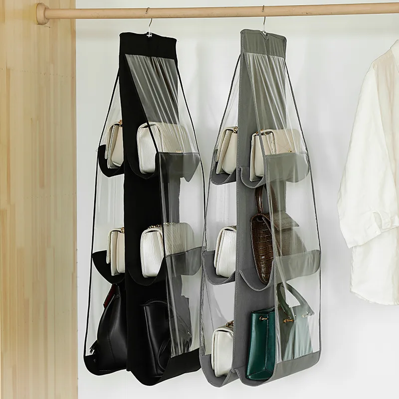 6 Larger Pockets Dust-proof Storage Holder Bag Wardrobe Closet Handbag Storage Bag Hanging Closet Organizer
6 Larger Pockets Dust-proof Storage Holder Bag Wardrobe Closet Handbag Storage Bag Hanging Closet Organizer