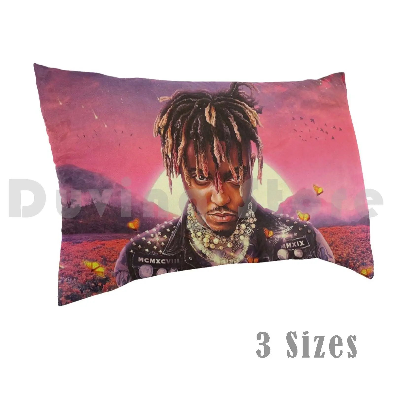 

Juice Wrld-Juice Wrld Never Die Pillow Case DIY 40x60 Youngboy Never Broke Wrld Nav Again Juice World 999