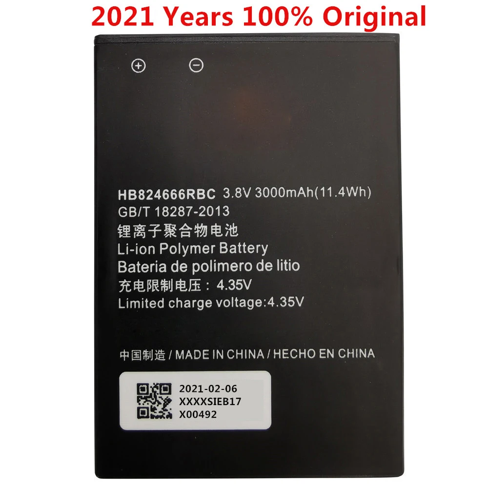 100% Original HB824666RBC Battery For Huawei E5577 E5577Bs-937 Replacement Batteria Real Capacity Phone 3000mAh Akku
100% Original HB824666RBC Battery For Huawei E5577 E5577Bs-937 Replacement Batteria Real Capacity Phone 3000mAh Akku