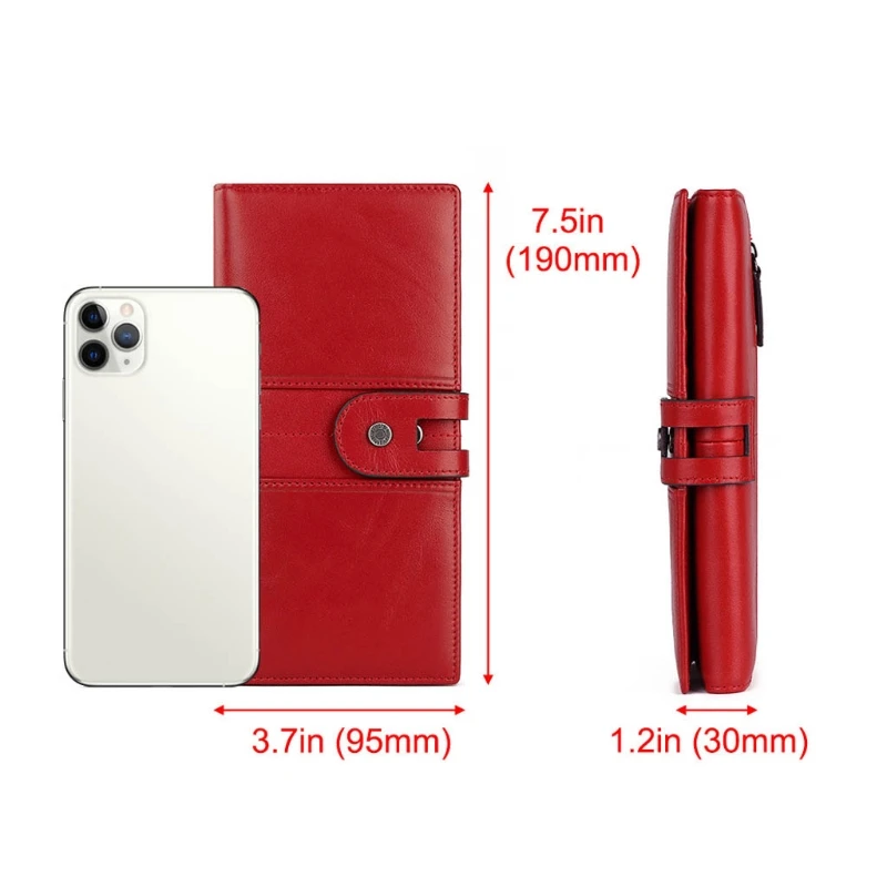 Women RFID Long Wallet Phone Card Leather Holder Checkbook Organizer Coin Purse QXNC
Women RFID Long Wallet Phone Card Leather Holder Checkbook Organizer Coin Purse QXNC
