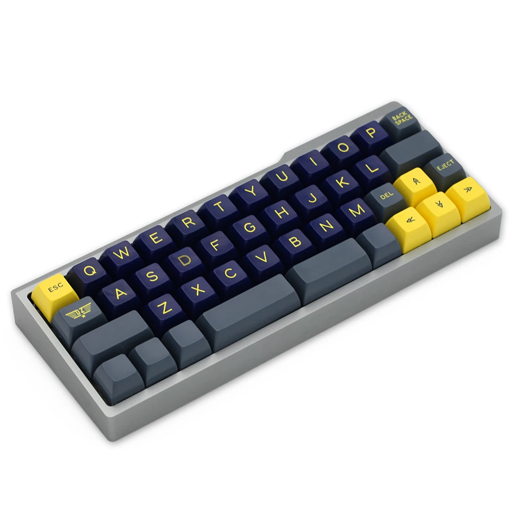 

Алюминиевый Чехол для bm43a bm43 40% пользовательская клавиатура под углом наклона черный серебристый серый желтый розовый синий высокий профил...