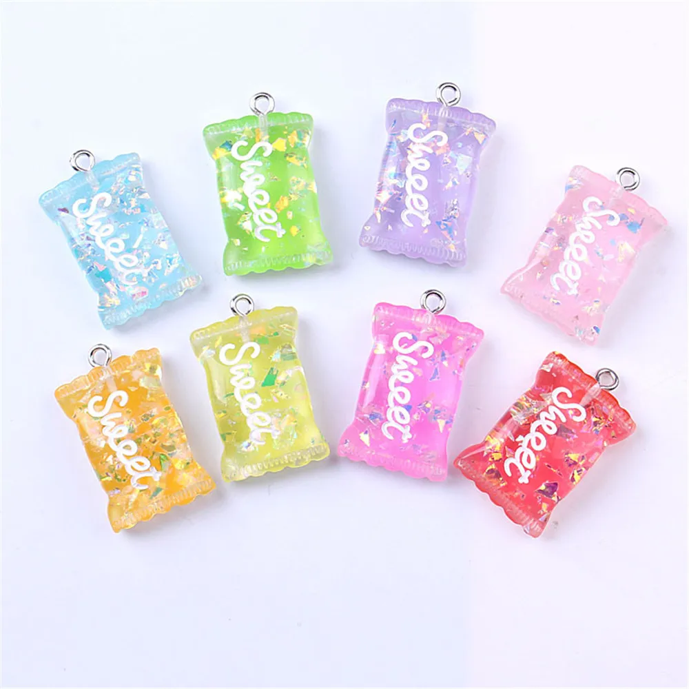 10pcs Sweet Sugar Candy Resin Charms Letter Earring Findings Cute Keychain Earphone Cover Pendant Adornment Jewelry Accessory
10pcs Sweet Sugar Candy Resin Charms Letter Earring Findings Cute Keychain Earphone Cover Pendant Adornment Jewelry Accessory