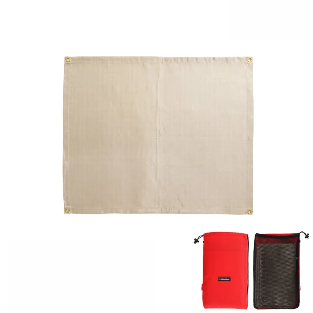 Outdoor Camping Fireproof Cloth High Temperature Insulation Pad Barbecue Mat Fire Resistant Mat 45x45cm/60x80cm/100x80cm
Outdoor Camping Fireproof Cloth High Temperature Insulation Pad Barbecue Mat Fire Resistant Mat 45x45cm/60x80cm/100x80cm