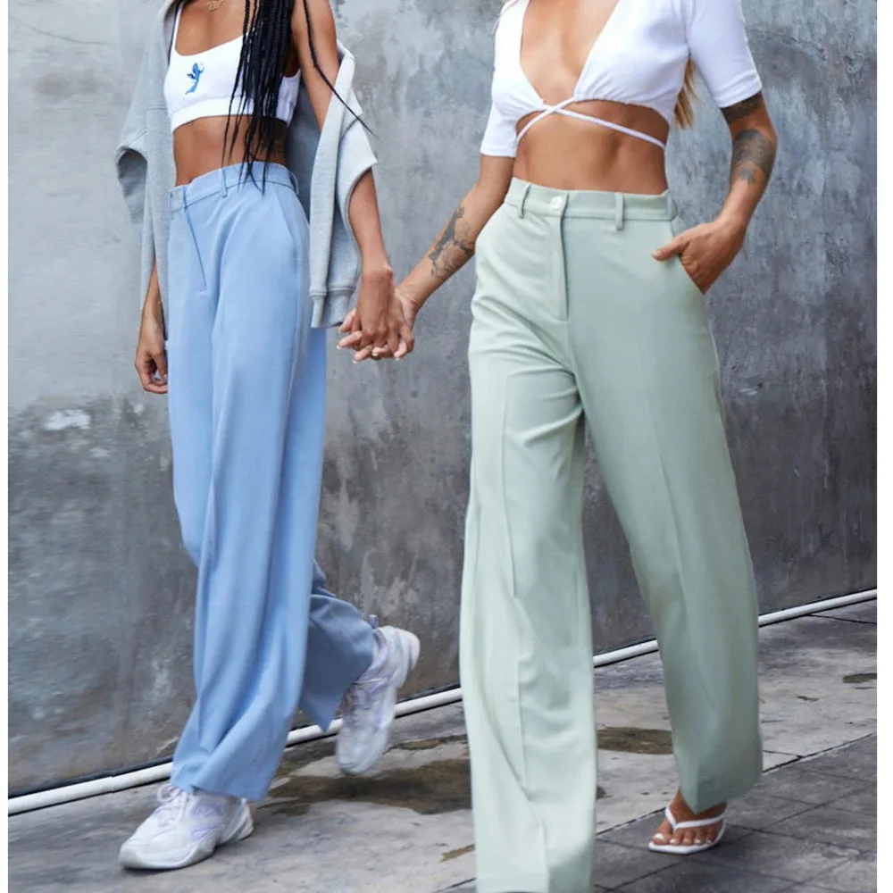 YICIYA summer 2021 Solid High Waist Blue Casual Pants Women Fashion Capris Female Straight Office Ladies Casual trousers women
YICIYA summer 2021 Solid High Waist Blue Casual Pants Women Fashion Capris Female Straight Office Ladies Casual trousers women