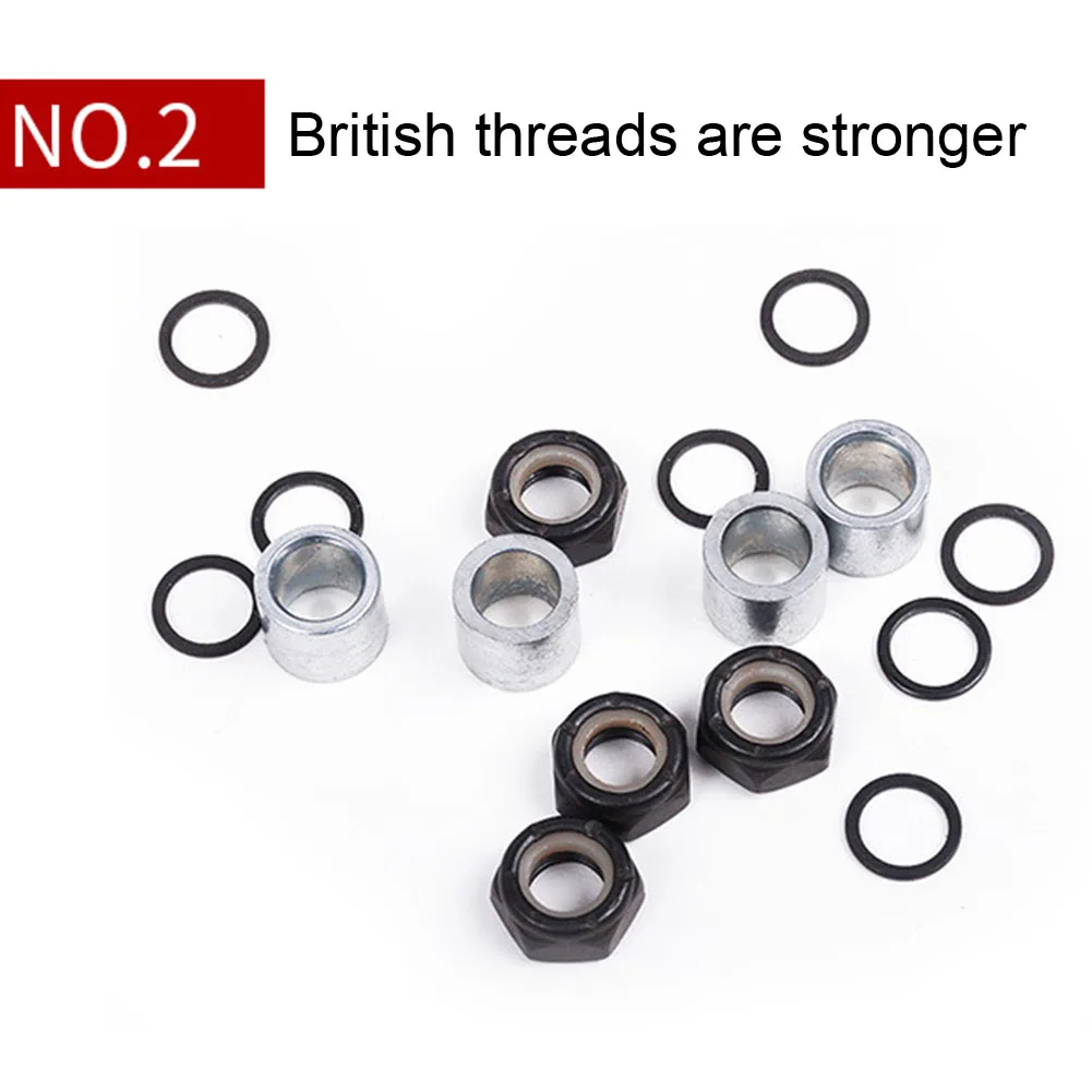 Durable Repair Bearing Hardware Spacers Washers Rebuild Speed Skateboard Easy Install Nuts Kit Longboard Accessories Metal
Durable Repair Bearing Hardware Spacers Washers Rebuild Speed Skateboard Easy Install Nuts Kit Longboard Accessories Metal