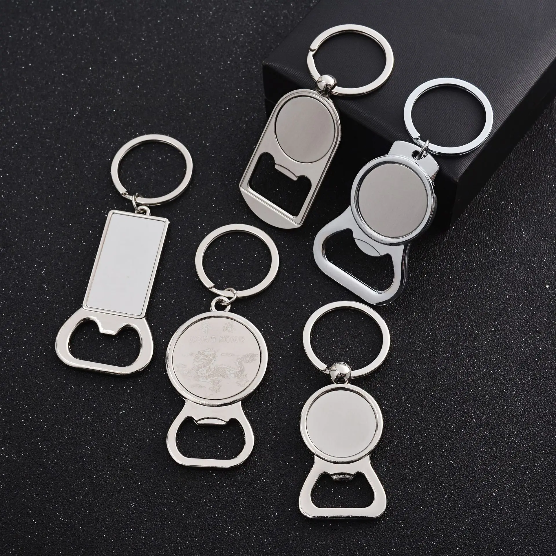 Metal bottle opener keychain wedding custom two-dimensional code pendant double-sided logo beer bottle opener 50PCS
Metal bottle opener keychain wedding custom two-dimensional code pendant double-sided logo beer bottle opener 50PCS