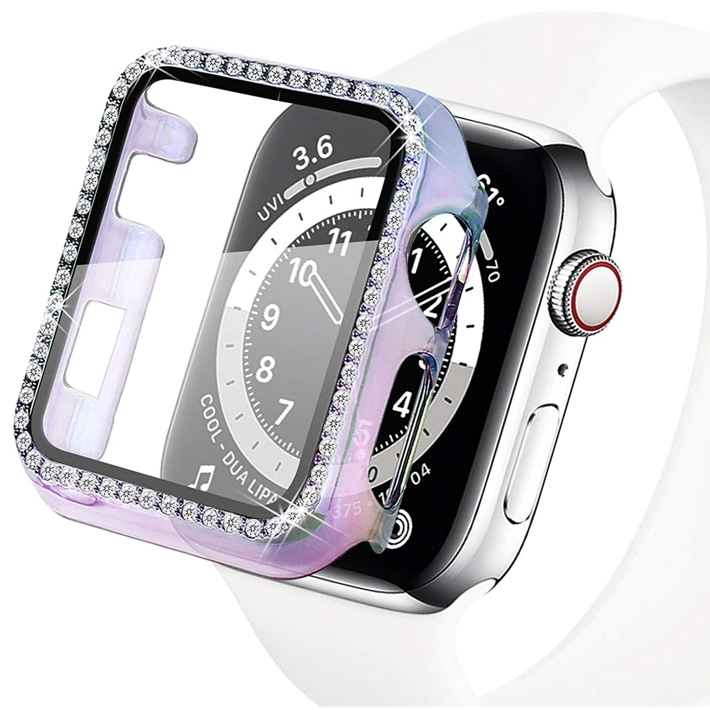 cases for apple watch se 6 40mm 44mm case series 5 4 HD Tempered Glass Screen Protector + Shiny PC Bumper for iwatch 3 Bumper
cases for apple watch se 6 40mm 44mm case series 5 4 HD Tempered Glass Screen Protector + Shiny PC Bumper for iwatch 3 Bumper