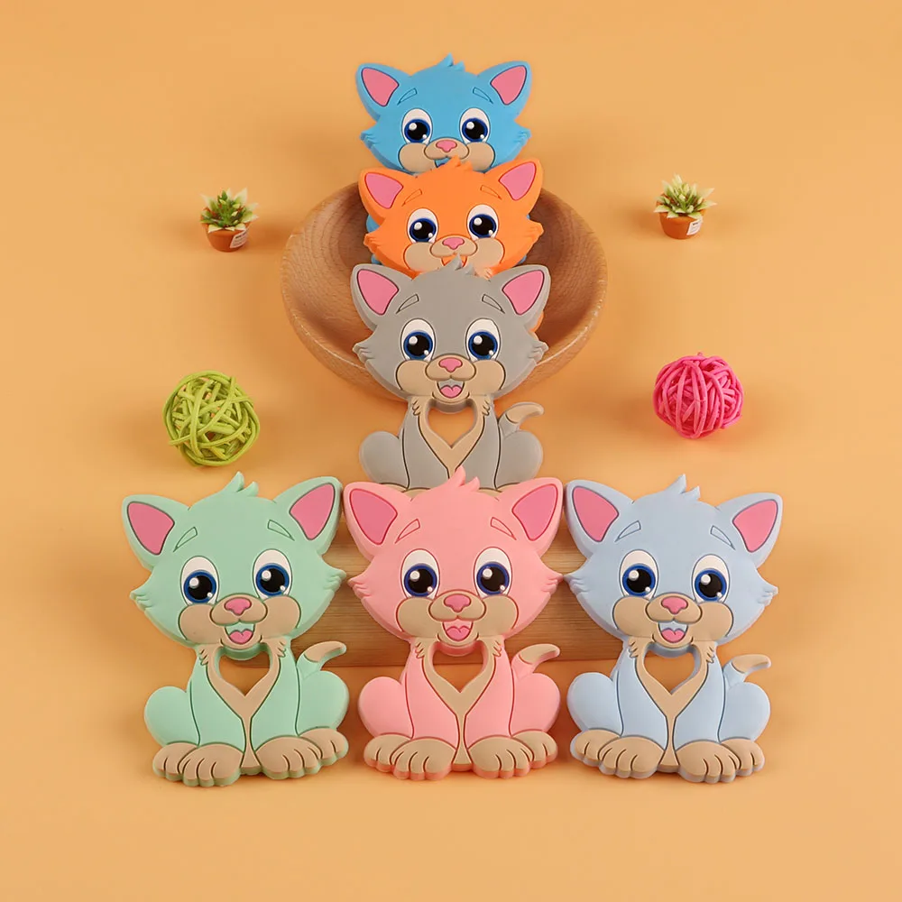 Kovict 1pcs Baby Silicone Teether Cartoon Cat Food Grade Silicone Rodent Teething Toy For Teeth Tiny Rod Baby Teether Gift
Kovict 1pcs Baby Silicone Teether Cartoon Cat Food Grade Silicone Rodent Teething Toy For Teeth Tiny Rod Baby Teether Gift