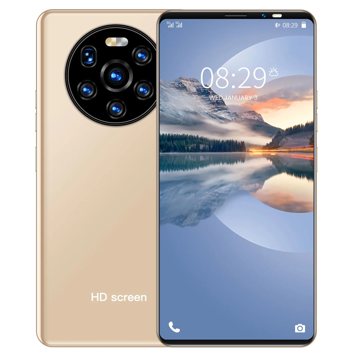 Global Version Mate40 Pro 5.8-inch Smartphone 6G+128G Android Phone 4800mAh Battery Supports Google Maps WiFi 5G Mobile Phone
Global Version Mate40 Pro 5.8-inch Smartphone 6G+128G Android Phone 4800mAh Battery Supports Google Maps WiFi 5G Mobile Phone