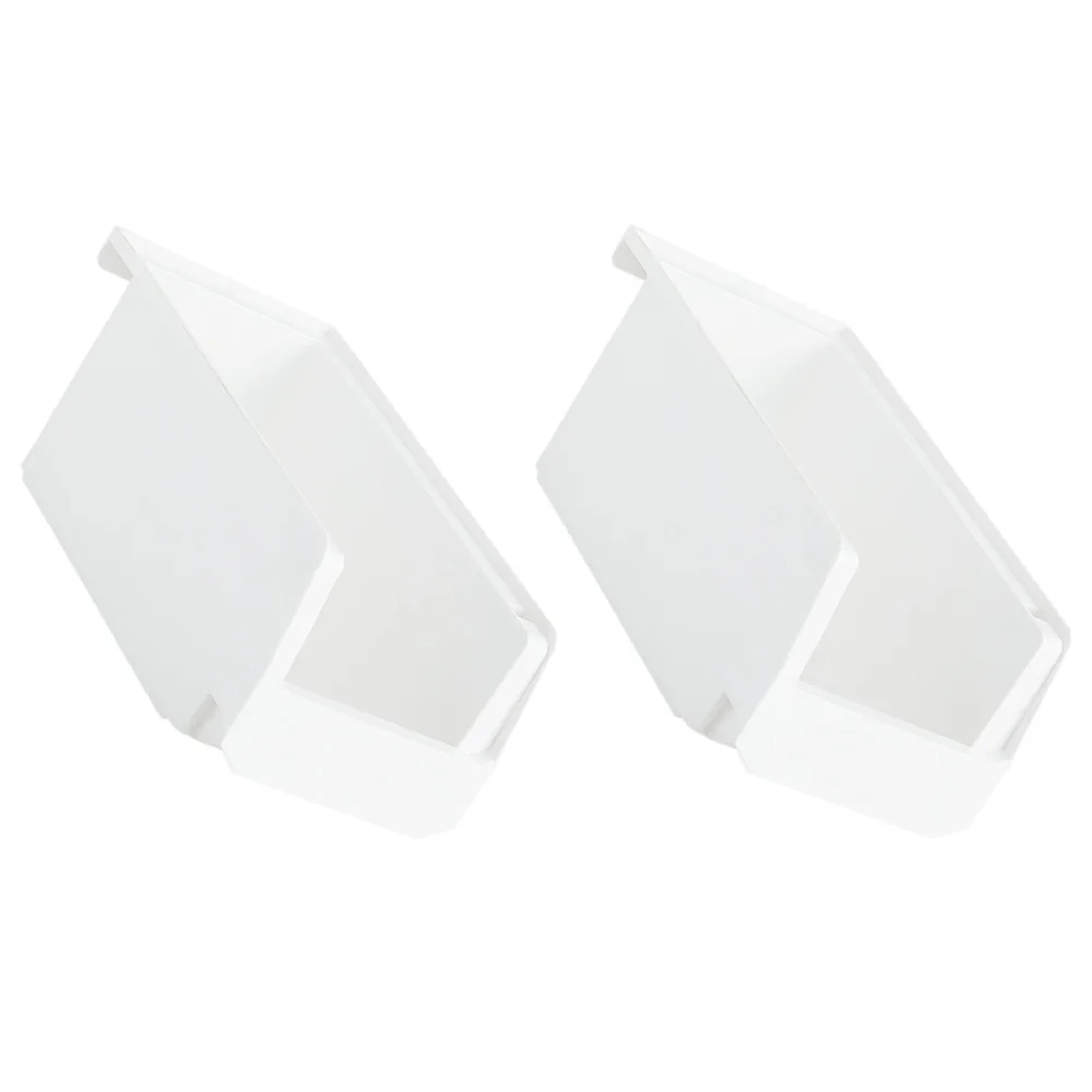 2 Pcs Stack-able Vegetable Baskets Toiletry Baskets Storage Holders (White) 
2 Pcs Stack-able Vegetable Baskets Toiletry Baskets Storage Holders (White)