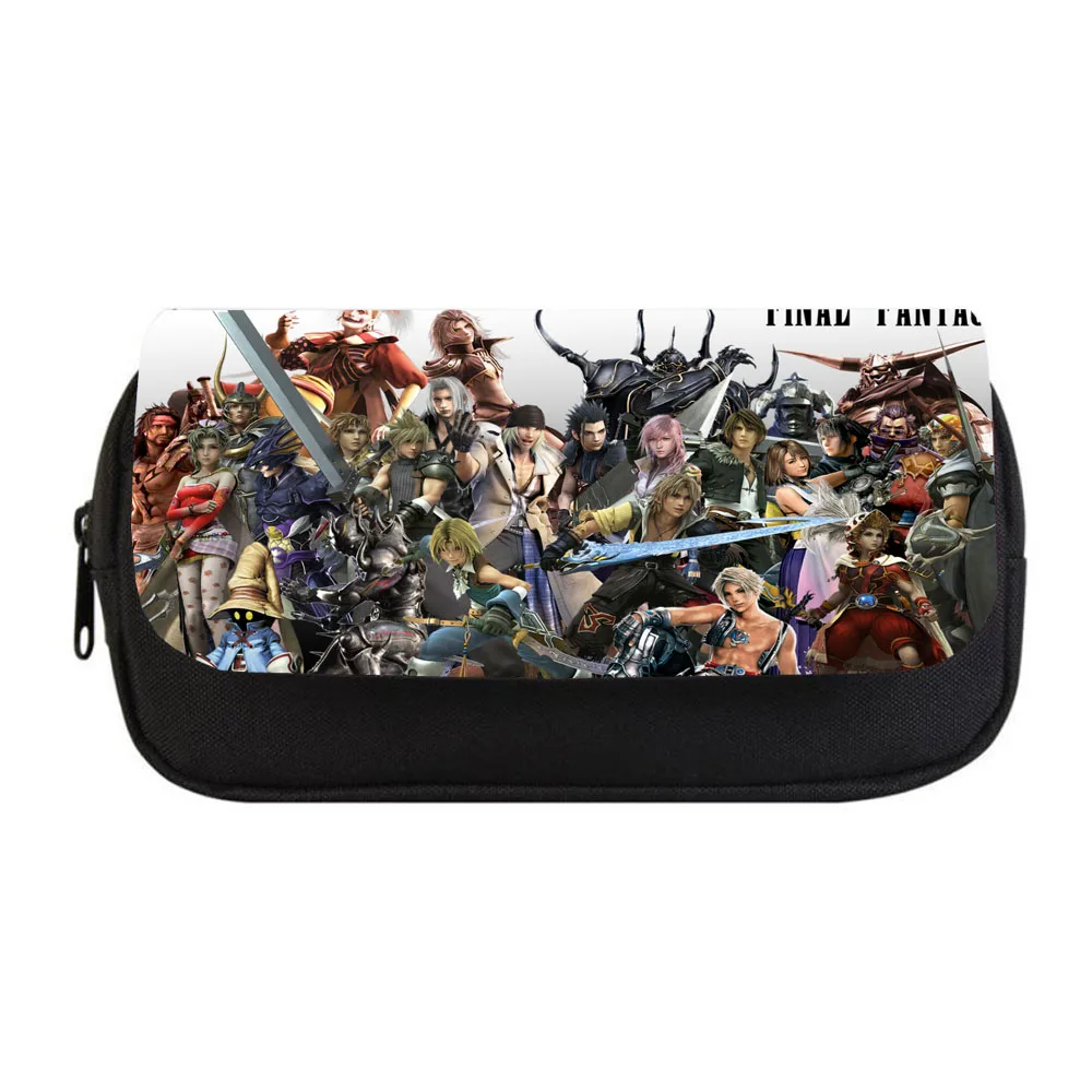 Game Final Fantasy Pencil case Cartoon Stationery Bag student Zipper Large Capacity pencil case Child Pen box Women Makeup Bag
Game Final Fantasy Pencil case Cartoon Stationery Bag student Zipper Large Capacity pencil case Child Pen box Women Makeup Bag