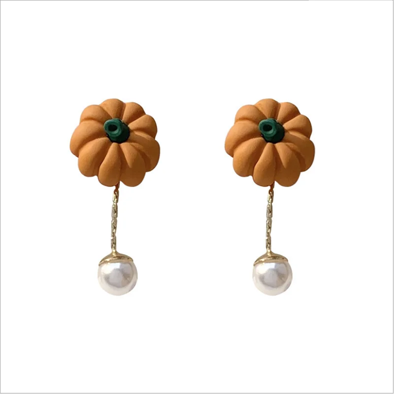 S925 Needle Pumpkin Pearl Earrings 2 Ways To Wear Fresh And Lovely Girl Earrings
S925 Needle Pumpkin Pearl Earrings 2 Ways To Wear Fresh And Lovely Girl Earrings