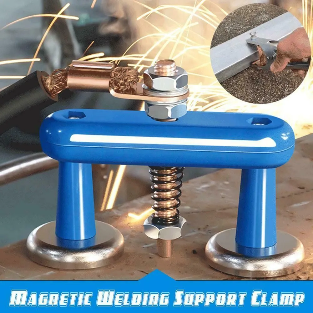 Double Welding Magnet Head Magnetic Support Clamp Holder Fixture Strong Welder Use For Metal Poles Struts Railings Welding Table
Double Welding Magnet Head Magnetic Support Clamp Holder Fixture Strong Welder Use For Metal Poles Struts Railings Welding Table