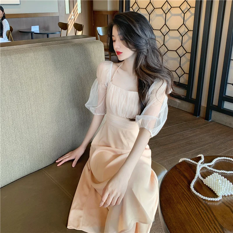 Square Collar Slimming Gentle Retro High Waist First Love Kikyou Dress French Minority Very Fairy Dress Temperament
Square Collar Slimming Gentle Retro High Waist First Love Kikyou Dress French Minority Very Fairy Dress Temperament