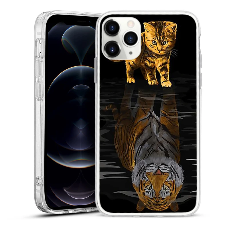 Brand Cute Cartoon Tiger Clear Transparent Soft TPU Phone Cover Case For iPhone 12 Pro Max Mini 7 8 Plus SE 2020 XR XS X MAX 6S
Brand Cute Cartoon Tiger Clear Transparent Soft TPU Phone Cover Case For iPhone 12 Pro Max Mini 7 8 Plus SE 2020 XR XS X MAX 6S