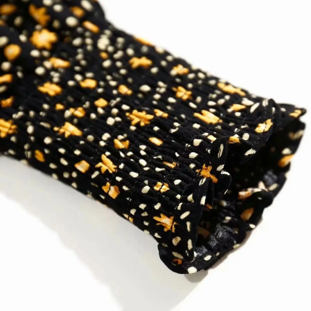 XNWMNZ Vintage High Waist Spring Dress long Sleeve Split Party Dress Women long black yellow Floral beach Vestidos holiday robe
XNWMNZ Vintage High Waist Spring Dress long Sleeve Split Party Dress Women long black yellow Floral beach Vestidos holiday robe
