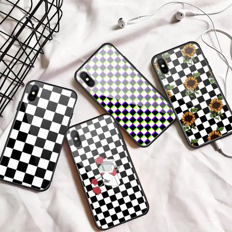checkerboard fire art grid Phone Case Tempered glass For iphone 6 6S 7 8 plus X XS XR 11 12 mini PRO MAX COVER
checkerboard fire art grid Phone Case Tempered glass For iphone 6 6S 7 8 plus X XS XR 11 12 mini PRO MAX COVER