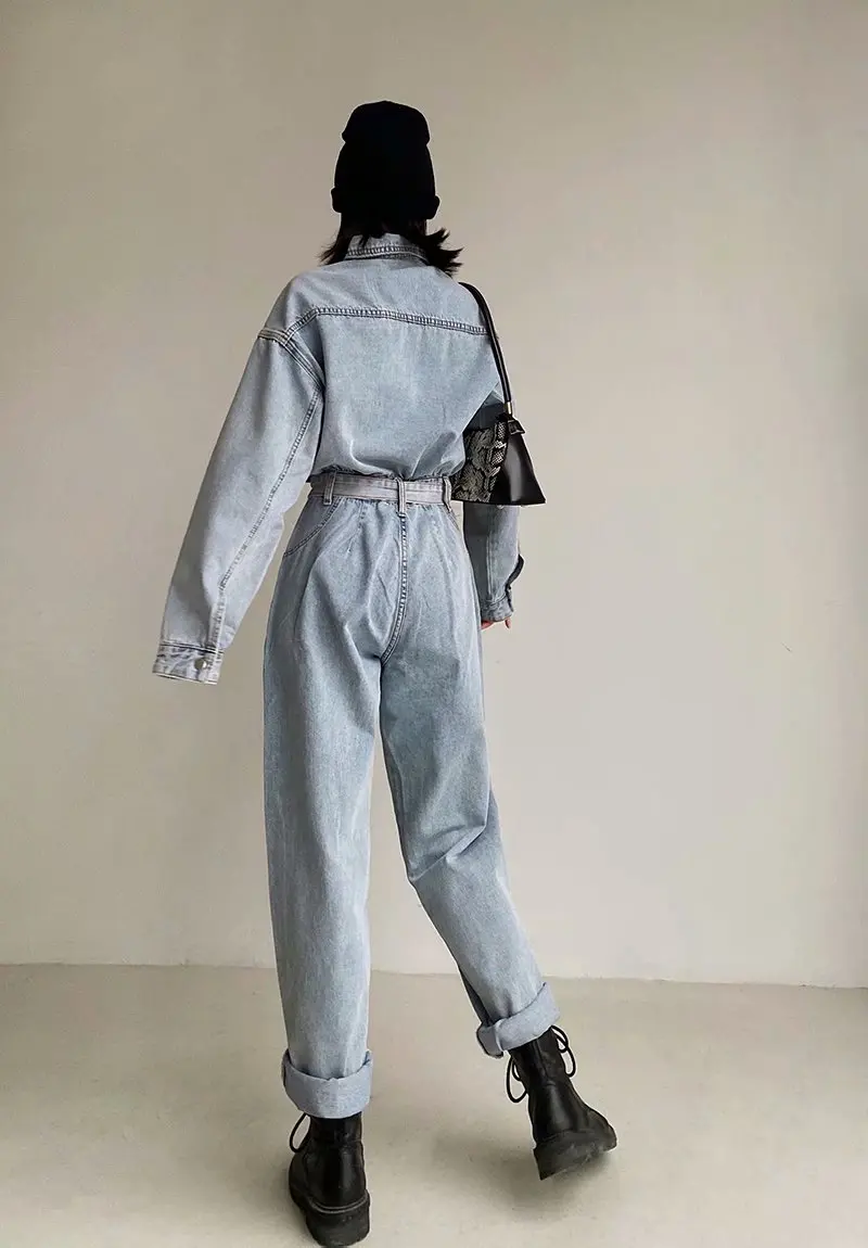 2020 Women Korean Style Denim Rompers Jumpsuit Loose Femme Pantalon Jeans Pants Long Sleeve Tee High Waist Winter Pant Trouser
2020 Women Korean Style Denim Rompers Jumpsuit Loose Femme Pantalon Jeans Pants Long Sleeve Tee High Waist Winter Pant Trouser