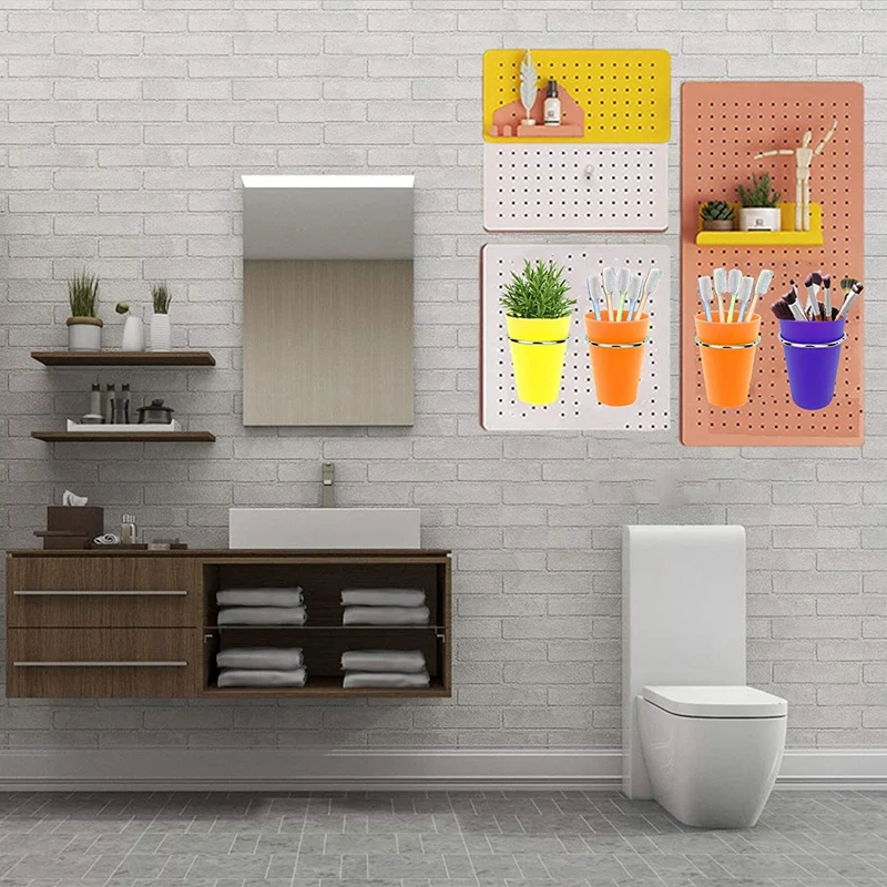8 Sets Pegboard Bins with Rings Ring Style Pegboard Hooks with Pegboard Cups Pegboard Cup Holder Accessories (6 Colors)
8 Sets Pegboard Bins with Rings Ring Style Pegboard Hooks with Pegboard Cups Pegboard Cup Holder Accessories (6 Colors)