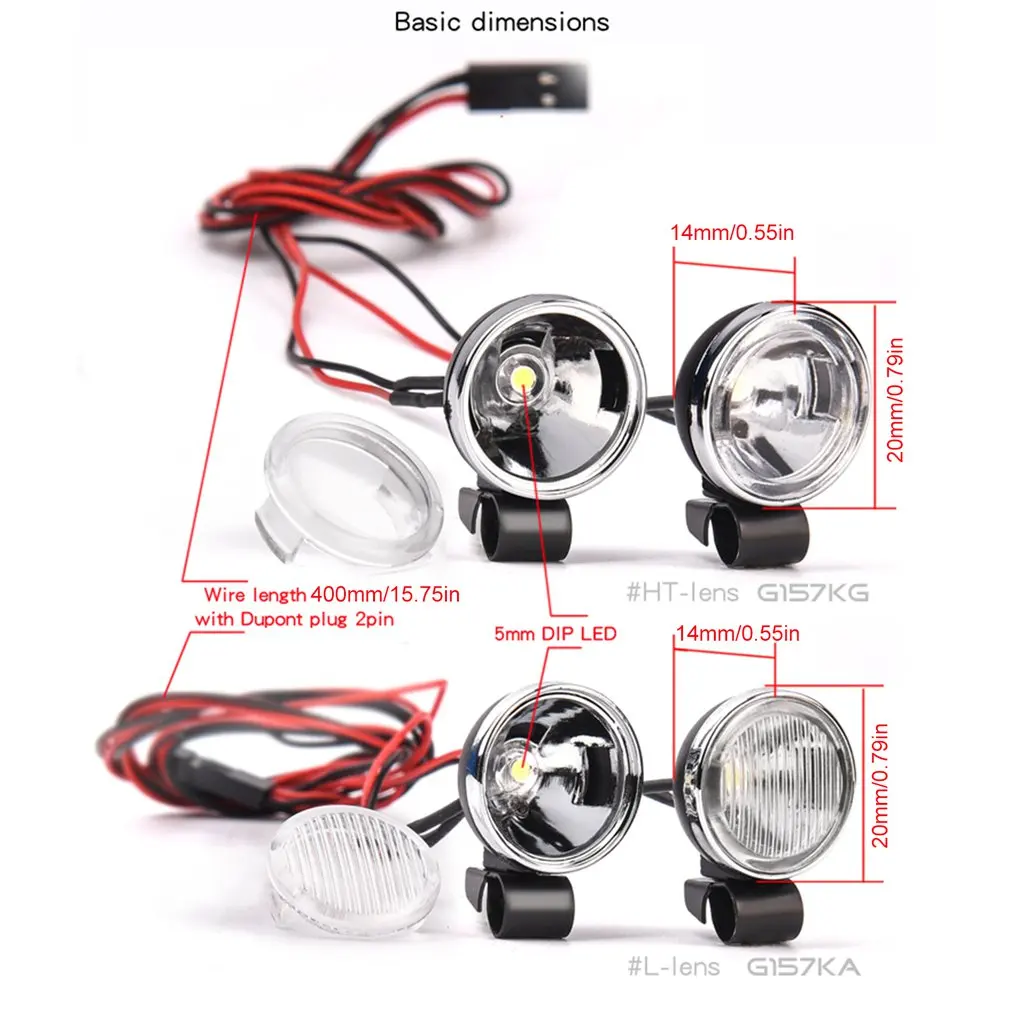 GRC 1 / 10 Simulation 20mm Retro Round Spotlight Cross Country Searchlight For TRX4 SCX10 Fine Workmanship
GRC 1 / 10 Simulation 20mm Retro Round Spotlight Cross Country Searchlight For TRX4 SCX10 Fine Workmanship