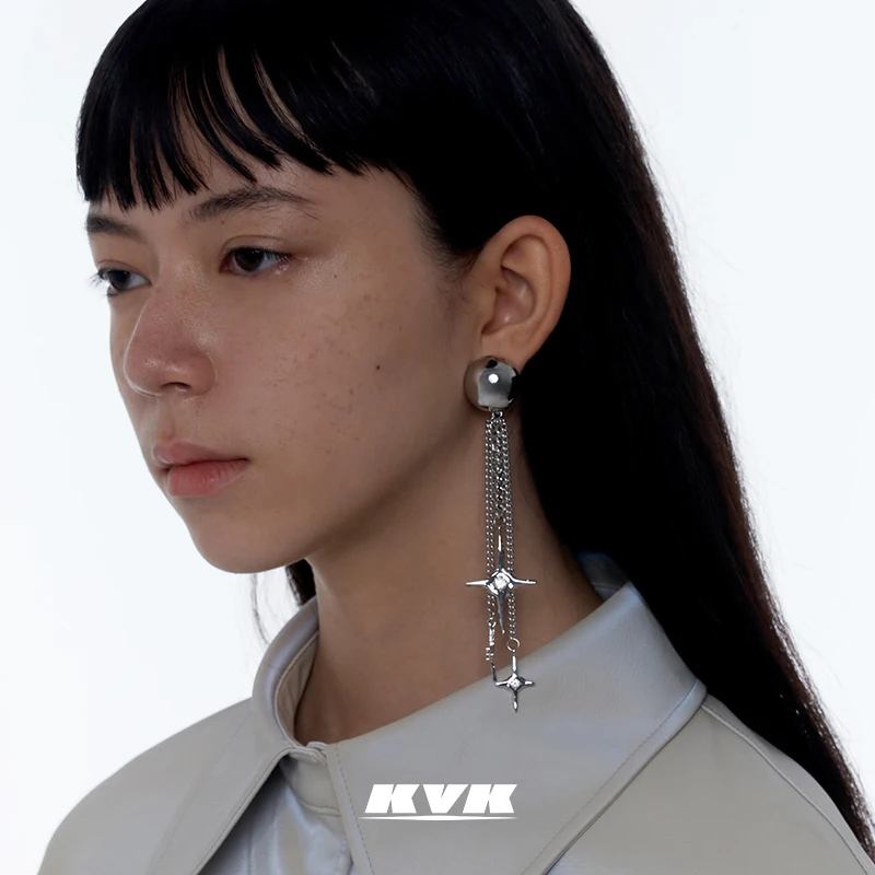 KVK Earrings 2021 New Tide Long Tassel Earrings No Earholes Female Fashion French Style Earrings Jewelry
KVK Earrings 2021 New Tide Long Tassel Earrings No Earholes Female Fashion French Style Earrings Jewelry