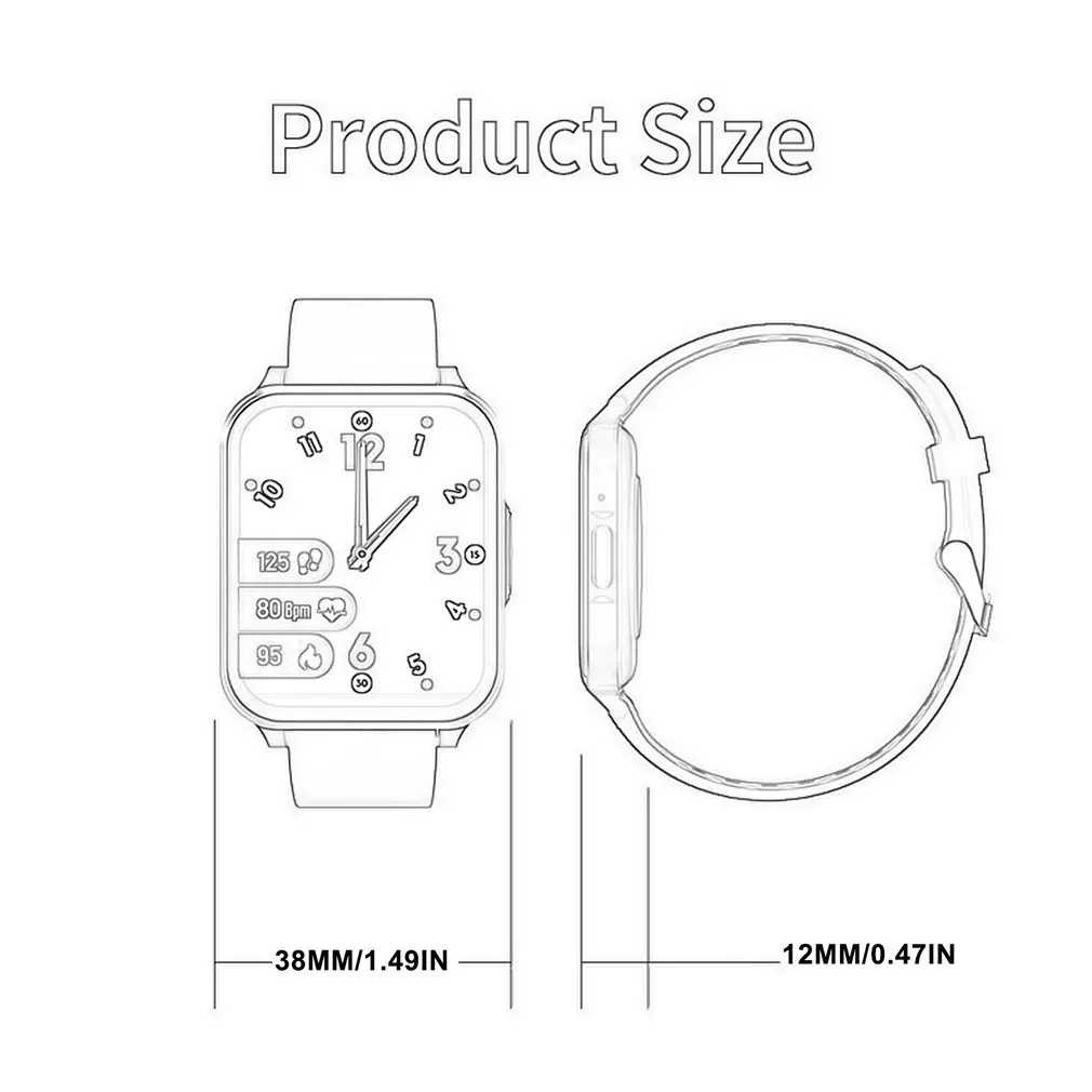 TM02 1.7 Inch Sports Smart Watch Music Player Wireless Communication Waterproof MP3 Player Smart Watch
TM02 1.7 Inch Sports Smart Watch Music Player Wireless Communication Waterproof MP3 Player Smart Watch
