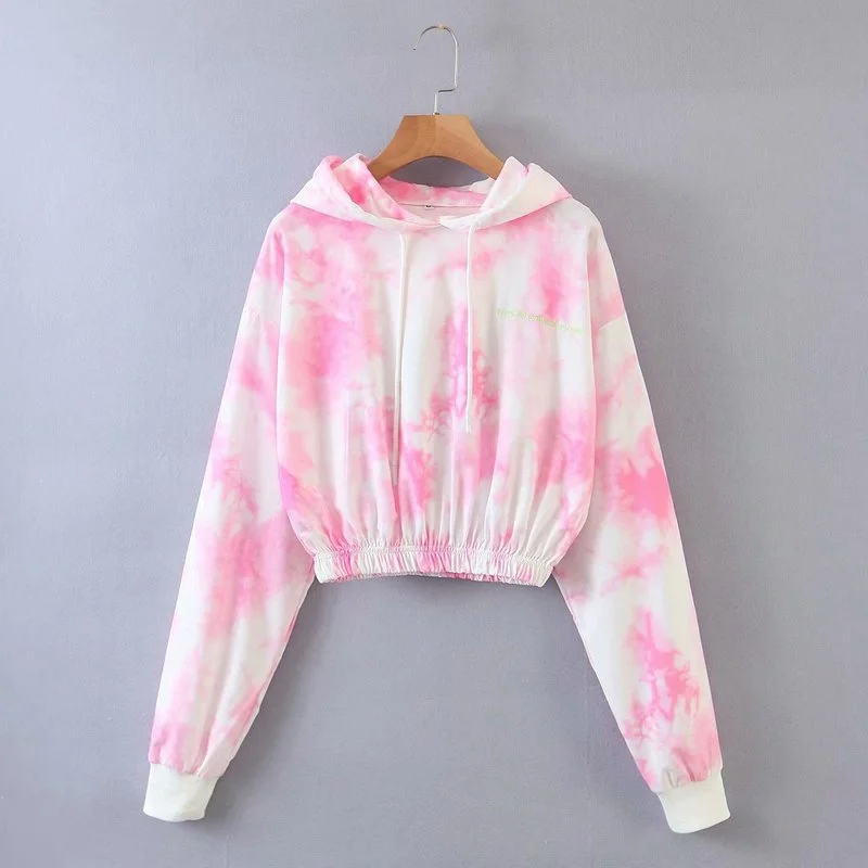 Ladies Fashion Leisure Loose Pullover XS-L High Street Vintage Long Sleeve Tie-Dye Print 3 Color Hoodie Autumn Spring Women Tops
Ladies Fashion Leisure Loose Pullover XS-L High Street Vintage Long Sleeve Tie-Dye Print 3 Color Hoodie Autumn Spring Women Tops